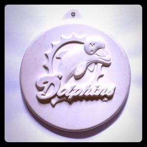 Miami Dolphins cookie stamp/cutter